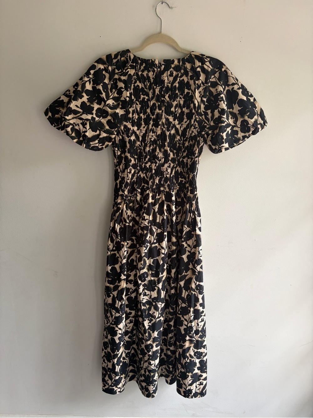 NWT! J. CREW Meadow Puff Sleeve Midi Dress In Cotton Poplin Floral Size XS T - Picture 2 of 5